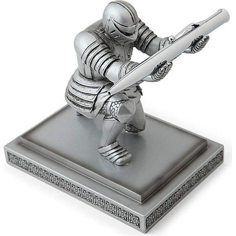 Executive Knight Stifthalter mit Stift, Wohnaccessoire, Schreibtischanhänger, Puppenständer (1/5)