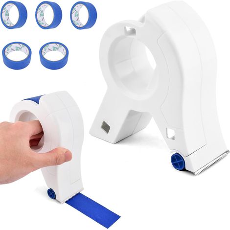 Applicatore di nastro adesivo per pittori, applica il nastro adesivo per pittori in una striscia continua, erogatore di nastro adesivo per mascheratura, mascheratura manuale, pellicola di mascheratura