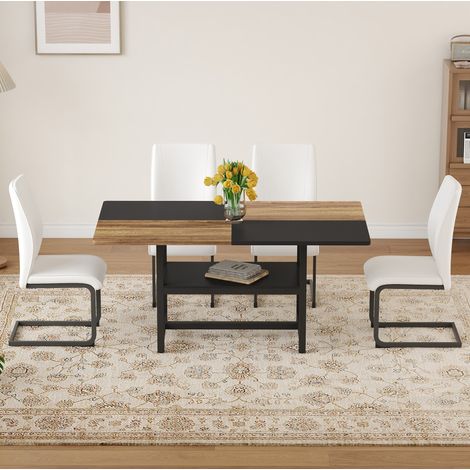 ensemble table chaises 160 cm avec rangement HAVRYA (1/5)