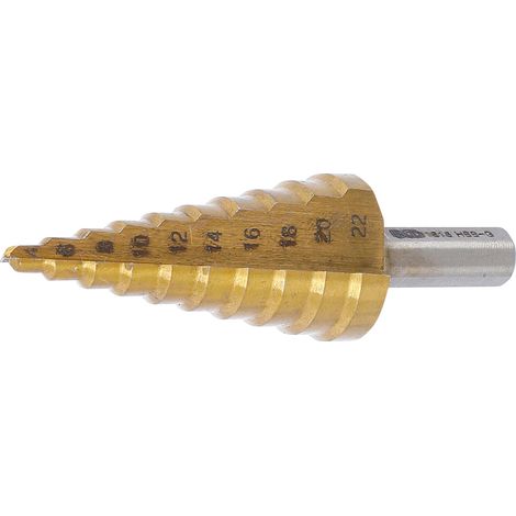 BGS Broca escalonada titaniada Ø 4 - 22 mm - 1618 (1/3)