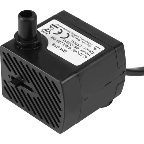 Mini pompe à eau submersible ultra silencieuse pour bassin, aquarium et fontaine (-) (1/5)