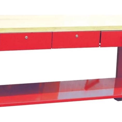 Etabli plateau bois avec 3 tiroirs 2000 mm 350 kg