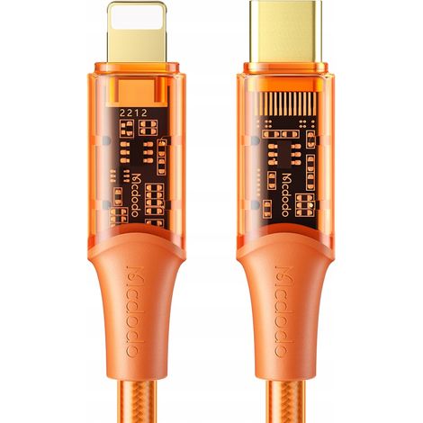 Cavo Lightning USB-C Mcdodo per ricarica rapida 36W 1M per iPhone 11 12 13 14 (1/5)