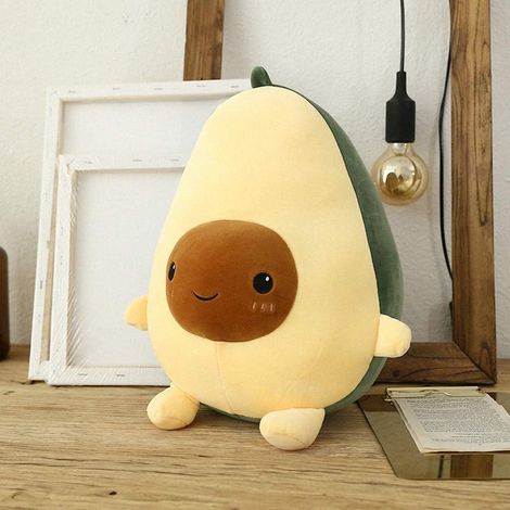 Coussin en peluche kawaii, cadeau d'anniversaire pour garçons et filles, mignon coussin en peluche avocat 9,8 cm, cadeau pour les amis des filles et des garçons (peluche 9,8 cm) (1/3)