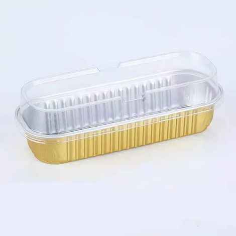 50 pièces de moules à gâteaux en aluminium écologiques pour cuisson et barbecue, plats en papier pour four et friteuse à air, ustensiles de cuisine pour la maison (1/5)