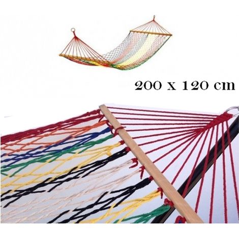 Amaca/Dondolo in tessuto 200x120cm Riposina Intreccio - A52
