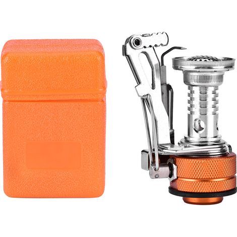 Poêle à Gaz Pliable Mini Four de Camping Portable Anti-Vent pour Pique-nique (1/5)