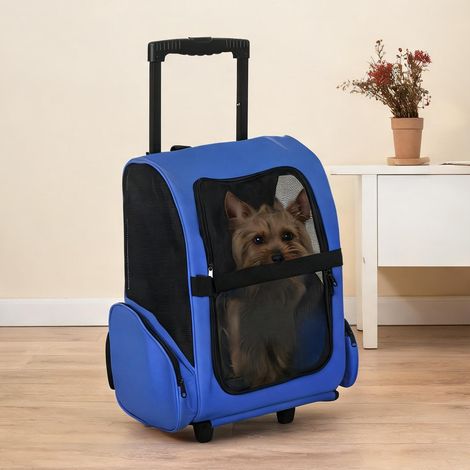 Caisse de transport pour animaux 2 en 1 42 x 25 x 55 cm (1/5)