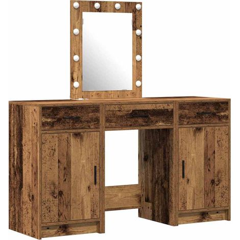 Maison Exclusive - Mesa Tocador Marrón 50 x 41 x 135 cm Madera de