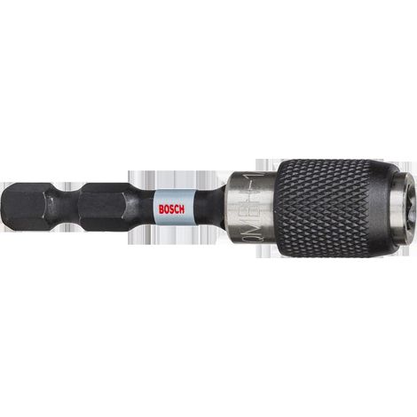 Bosch – Porte-embout de visseuse 1/4 pouce – Longueur 60 mm – Changement rapide avec aimant permanent – Pour visseuses sans fil (1/10)
