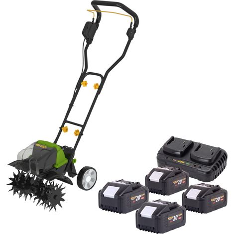 Cultivateur sans fil Procraft CT20/2bb 40 V (2x 20 V) 360 mm sans balais + 4 batteries 8,0 Ah + chargeur (1/3)