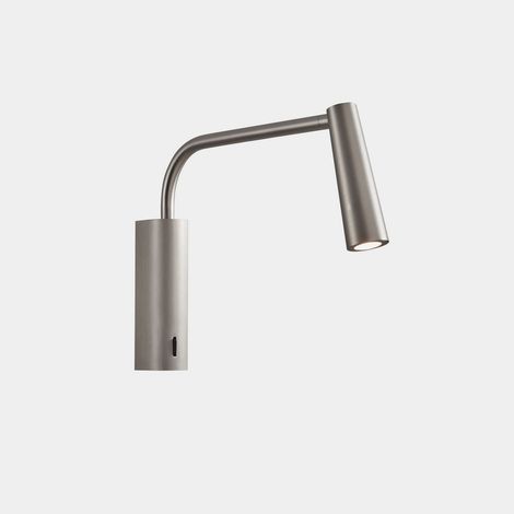 LEDS C4 Gamma Extend Lampe de Lecture LED Bras Réglable Nickel Satiné IP20 2.1W 2700K (1/2)
