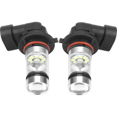 2-teiliges Nebelscheinwerfer-Set 9006/HB4 100W weiße LED-Hochleistungsscheinwerferlampen, Auto-Nebelscheinwerfer-Set, Fahrleuchte (1/5)