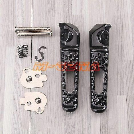Motorrad-Fußrasten vorne und hinten für Honda CBR600 F4 F4i F5 CBR900 CBR1000 VTR1000 CBR 600RR CBR1000RR – Schwarz (1/4)