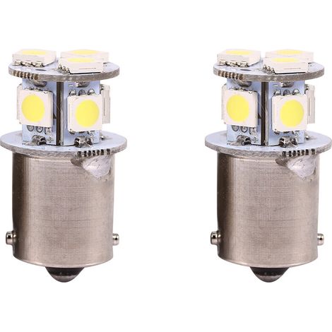 2pcs White BA15S R5W 1156 5050 8SMD LED Car Brake Lights BulbsVehicle Parts & Accessories, Car Parts, External Lights & Indicators