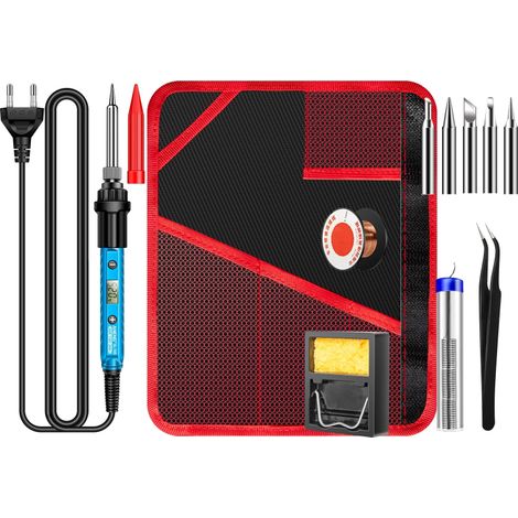 Beyamis Kit soudage bleu UE - 60W réglable support inclus