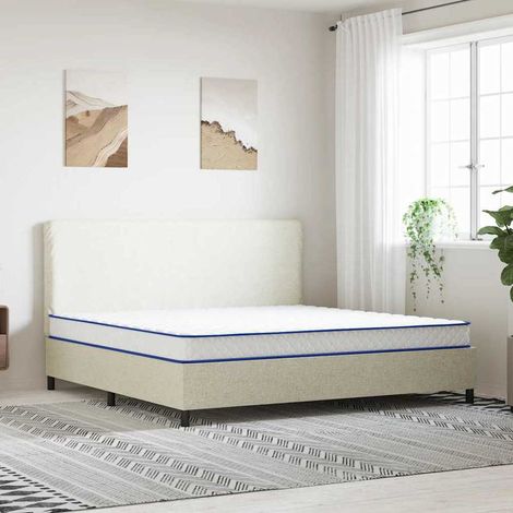 Matelas en mousse à mémoire de forme 200 x 180 x 17 cm doux (1/5)