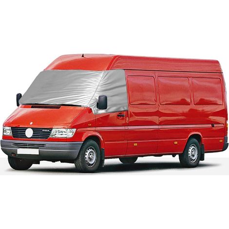Thermo Scheibenabdeckung für Mercedes Sprinter 2006-2018, Luxus Silber, Winter/Sommer (1/5)