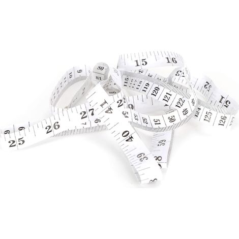 Ruban de mesure souple 150 cm PVC pour tour de poitrine et taille (1/5)