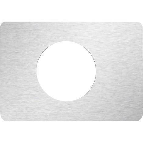 1 Pièces Plaques de Renfort de Porte, Plaques de Réparation de Verrouillage de Porte en Acier Inoxydable, pour Fixer les Serrures de Porte, Argent (1/5)