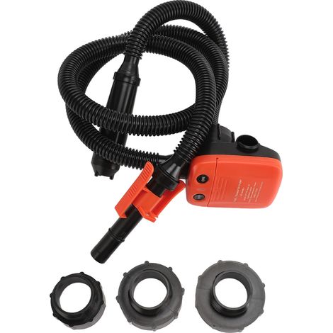 Pompe de transfert de carburant, Extraction d'huile électrique, Siphon à grande vitesse, bidon à piles avec adaptateurs de 3 tailles. (1/5)