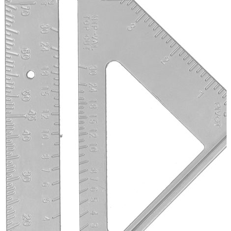 7-Zoll-Zoll-Vierkant aus Aluminiumlegierung (1/4)