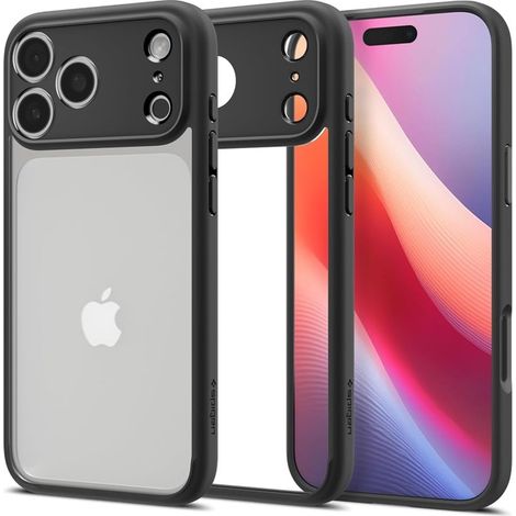 Spigen Ultra Hybrid TPU Back Cover Negro Apple iPhone 17 Pro