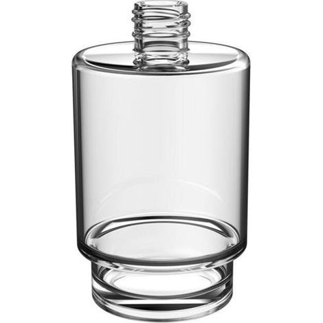 Distributeur de savon en verre rond en cristal clair