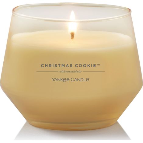 Bougie parfumée  Bougie moyenne Cookie de Noël  Bougie longue durée :35 à 50 heures de combustion  Design en verre élégant avec cire crème  Cadeau parfait pour femme et mère (1/5)
