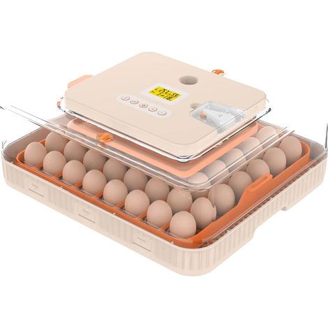 Incubatrice per uova, controllo automatico della temperatura, doppia alimentazione, 56 uova (1/2)