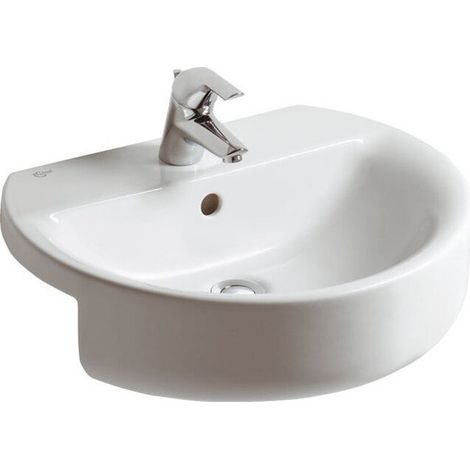 Lavabo semincasso CONNECT SPHERE 550 mm bianco IDEAL STANDARD
