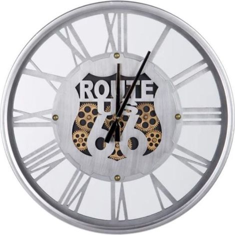 ORION91 Reloj Pared Metal ROUTE66 Cristal 60 x 8 x 60 cm - SpazioLuzio (1/5)