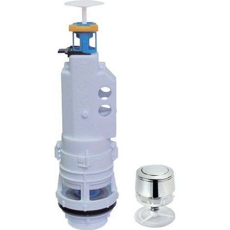 Descargador de cisterna baja TECNO T281 simple con kit de pulsador (1/4)