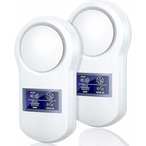 2PCS Répulsif Ultrason Souris Rats Répulsif Anti Rongeurs Répulsif Anti Rats/Souris Ultrasons,Repulsif Moustique et Mouche,pour Jardin Maison Salle Restaurant Cuisine Bureau Magasin (1/2)
