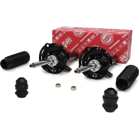 KIT AMORTIGUADORES + topes ""MS"" delanteros (50mm) AUDI A3, SEAT LEON, SKODA OCTAVIA, VW GOLF VII/SPO (1/5)