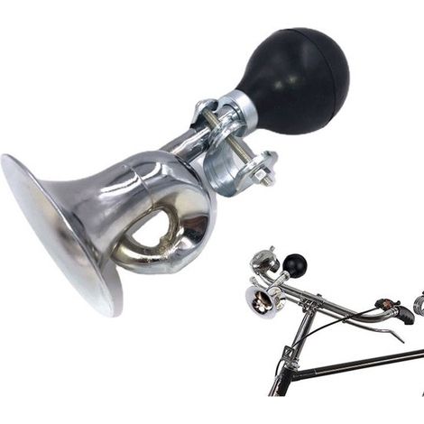 Clacson in metallo a forma di lumaca, clacson a pressione a forma di clown, clacson per bicicletta, campanello per bicicletta, suono forte, giocoso ed elegante per biciclette, mountain bike (1/5)