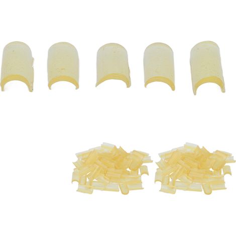 Perles Thermiques Professionnelles pour Extensions Cheveux U Tip - Jaune, 2 Sachets (1/5)