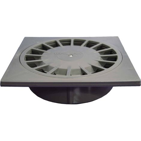 Sifone verticale in PVC T-88, 150 x 150 x 56,5 mm/ø75 - 50 mm