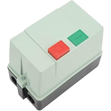 Démarreur magnétique pour moteur asynchrone triphasé, interrupteur magnétique AC 220 V, avec fonction de protection contre les surcharges, les pertes de phase et les pannes de phase (1/4)