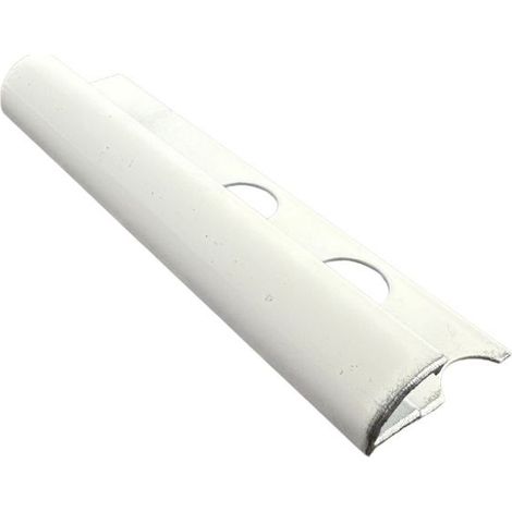 Profilo Tondo in Alluminio Bianco Lucido - Barra da 2,5 metri : Modello - 8MM (1/3)