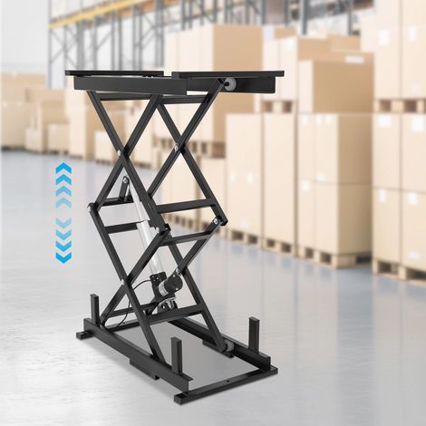 Elektrischer Schnittheber, höhenverstellbar, klappbar, mit Sicherheitsschutz, Mehrzweckhebewerkzeug, 76  42  26,5 cm