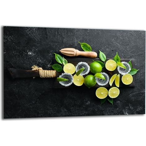 PLAQUE DE PROTECTION EN VERRE POUR CUISINIÈRE 80x52 FRUIT (1/5)