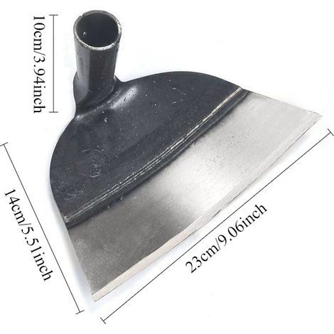 (Largeur 23 cm) Houe de désherbage, râteau de jardin, outil pour ameublir la terre, outil de plantation, de culture maraîchère et de labourage (1/5)