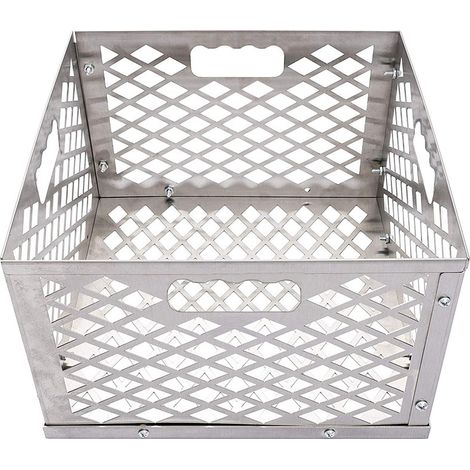 Les paniers à charbon sont des accessoires de barbecue conçus pour un fumage longue durée et à haut rendement. Ils s'utilisent dans les barbecues fumoirs à décalage. (1/5)