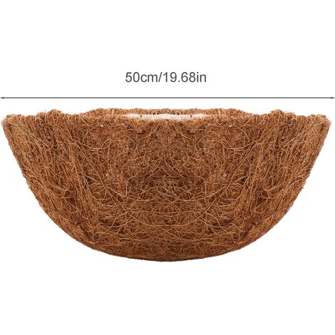 Panier suspendu Liner - Coco & tissu non-tissé - Dia 20-50cm - 1 pièce