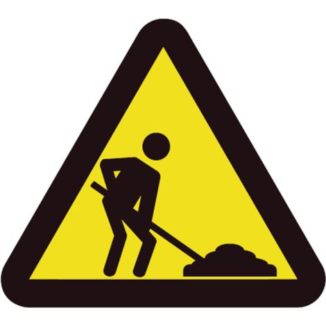 Cartel vial de seguridad Atención Obras PVC 500x 500 mm SEKURECO (1/2)
