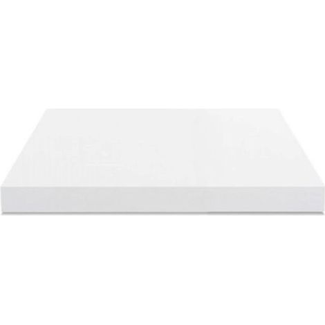 Piano tavolo quadrato truciolare bianco 60x60x4H