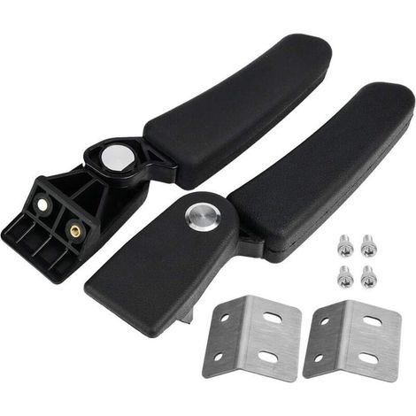 Accoudoir arrière pour siège passager moto - Accoudoir rabattable pour siège passager arrière compatible avec BMW, Yamaha et BMW R1200GS (1/4)