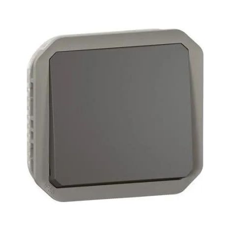 Schalter Legrand Plexo Druckknopf anthrazit 10 Ampere
