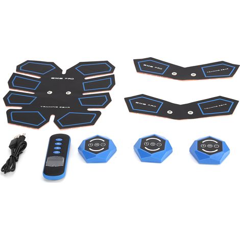 EMS-Muskelstimulationsgerät für Bauch- und Körpermassage, ideal für Fitnessbegeisterte. – AquaForge